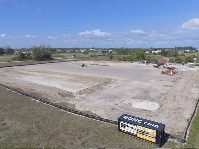 Lehigh aldi site construction